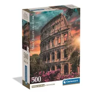 Orașe Colosseum Puzzle Compact Roma 500 de piese Clementoni