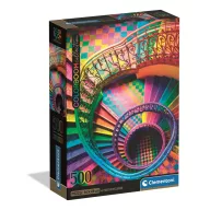   Colorat Curly Tails Puzzle Compact 500 piese Colorboom pentru scări de Clementoni