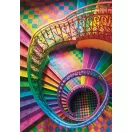 Colorat Curly Tails Puzzle Compact 500 piese Colorboom pentru scări de Clementoni