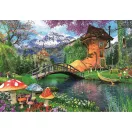 Cal Old Shoe House Casă de basm 500 buc Compact Puzzle Clementoni