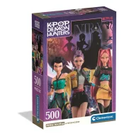   Fetele Kpop la vânătoare de demoni Night Pulse Puzzle Compact de 500 piese Clementoni