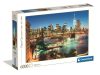 Orașe Brooklyn Bridge Lights Puzzle compact New York 6000 de piese Clementoni