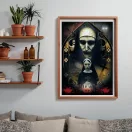 Horror Valak Călugărița puzzle compact de 1000 de piese Clementoni