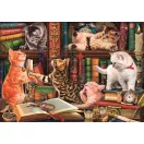 Pisică Curious Whiskers Puzzle Compact Clementoni de 1000 de piese