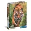 Tigru Hunter's Path Puzzle compact Clementoni, 1000 de piese