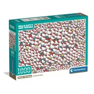 Hello Kitty Crowd Puzzle Compact Clementoni de 1000 piese