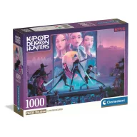   Fetele Kpop la vânătoare de demoni Stage Warriors Puzzle compact 1000 piese Clementoni