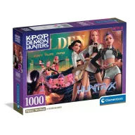   Fetele Kpop la vânătoare de demoni Golden Puzzle Compact Clementoni cu 1000 piese
