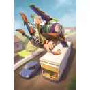Disney Povestea Jucăriilor Flying High Puzzle Clementoni, 1000 piese, High Flying