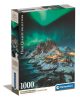 Orașe Lofoten Norvegia puzzle Compact Clementoni de 1000 de piese