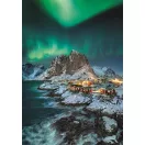 Orașe Lofoten Norvegia puzzle Compact Clementoni de 1000 de piese