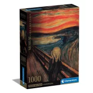   Artă Munch Țipătul puzzle compact 1000 de piese Clementoni