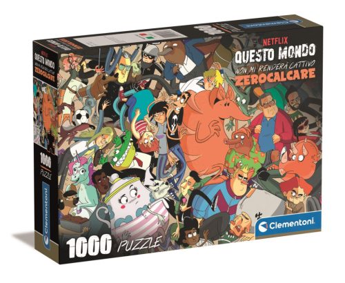 Anime Chaos Împotriva Lumii Puzzle de 1000 piese Compact Clementoni