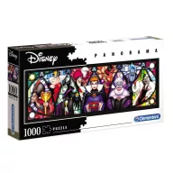   Disney Villains Stained Glass Puzzle panoramic de 1000 piese Clementoni
