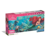   Prințesele Disney Ariel Puzzle panoramic Compact 1000 piese Clementoni