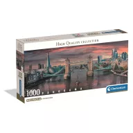   Orașe Across the River Puzzle panoramic Compact Londra 1000 piese Clementoni