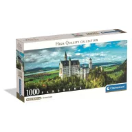   Orașe Neuschwantein Germania puzzle panoramă de 1000 de piese Compact Clementoni