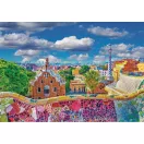 Orașe Park Güell Puzzle Barcelona 1000 de piese Clementoni