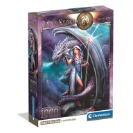   Fantasy Dragon Mage Puzzle Compact 1000 de piese Anne Stokes de la Clementoni