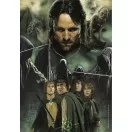 Stăpânul Inelelor Aragorn & Hobbits Puzzle Compact de 1000 de piese Clementoni