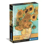 Artă Sunflowers Puzzle Clementoni Compact de 1000 de piese