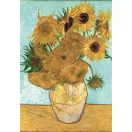 Artă Sunflowers Puzzle Clementoni Compact de 1000 de piese