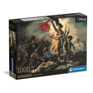   Artă Delacroix Libertatea conducând poporul Puzzle Compact de 1000 de piese de Clementoni