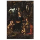 Artă Da Vinci Madonna Stâncoasă Puzzle Compact de 1000 de piese Clementoni