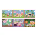 Purcelușa Peppa Nature Class Set cuburi de poveste Clementoni cu 12 piese