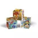 Disney Classics Striped Frame cuburi de poveste Clementoni cu 12 piese