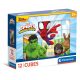 Omul Păianjen Spidey set de cuburi cu povești, 12 bucăți, Clementoni