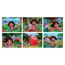 Dora Exploratoarea Jungle set de cuburi cu povești 12 buc Clementoni
