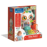   Colorat Baby Robot Jucărie interactivă păpușă Clementoni