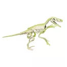 Dinozaur Archeo Fun Set Arheologic Velociraptor Luminos Clementoni