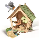 Colorat Ornithologist Set de construcție căsuță pentru păsări Clementoni
