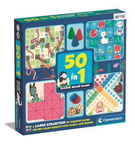 Colorat Game Night Colecție de jocuri clasice 50 în 1