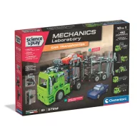   Vehicul Mechanics Transportator Auto 10 în 1 Set de Construcție Clementoni