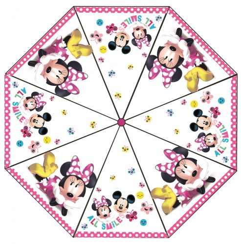 Disney Minnie copii umbrelă transparentă Ø76 cm