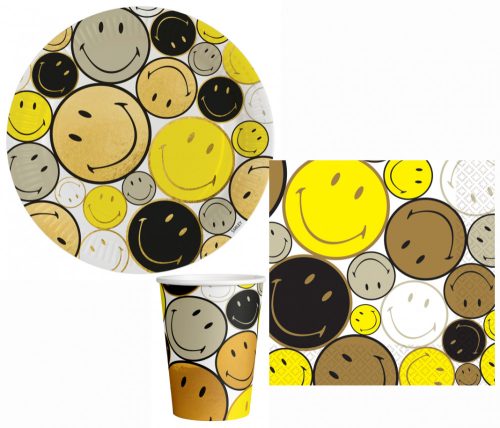 Emoji Smiley Originals Party set de 32 de bucăți
