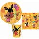 Bing Yellow set de petrecere 32 buc cu farfurie de 23 cm