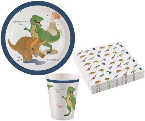 Dinozaur Happy Party set de 36 farfurii 23 cm