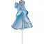 Prințesele Disney Cinderella balon mini din folie 23 cm (WP)