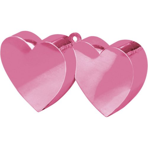 pink, roz dublu Inimă balon, balon greutate