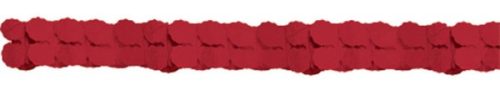 Apple Red, Ghirlandă de hârtie roșie 365 cm