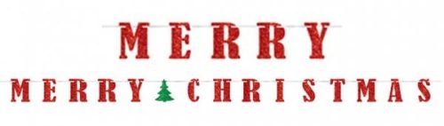 Merry Christmas hârtie banner 365 7 cm