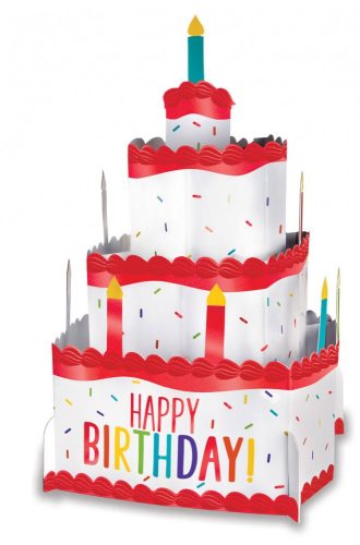 Happy Birthday Colorat tabel decorare