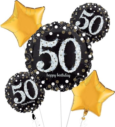 Happy Birthday 50 balon folie set de 5