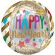 Happy New Year Sfera balon folie 40 cm