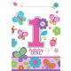 Prima zi de naștere Butterfly pungă cadou 8 buc