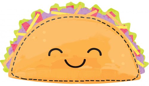 Mâncare Balon din folie Taco 83 cm